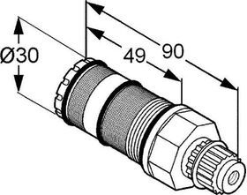 Kludi Temperaturregeleinheit f Thermostat-UParmatur