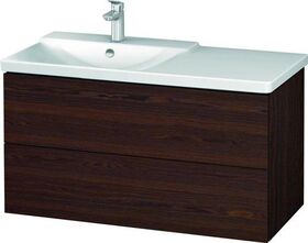 Duravit Waschtischunterbau L-CUBE 1020x481x555mm nussbaum gebürstet