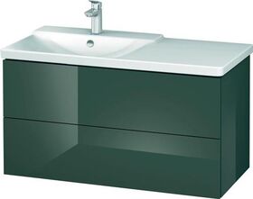 Duravit Waschtischunterbau L-CUBE 1020x481x555mm dolomiti grey hochglanz