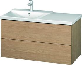 Duravit Waschtischunterbau L-CUBE 1020x481x555mm europäische eiche