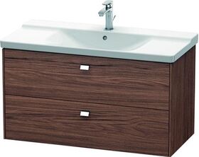 Duravit Waschtischunterbau BRIOSO Griffe chr 561x1020x479mm NB dunkel