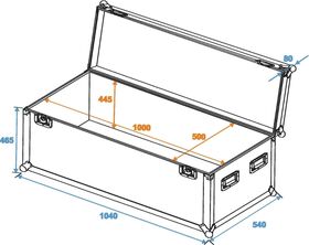 ROADINGER Universal-Case Profi 100x50x50cm