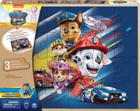 PAW Movie Holzpuzzle 3er-Set