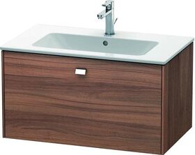 Duravit Waschtischunterbau BRIOSO Griff chrom 442x820x479mm nussbaum natur