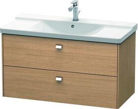 Duravit Waschtischunterbau BRIOSO Griffe chr 561x1020x479mm europ. eiche