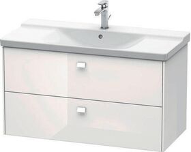 Duravit Waschtischunterbau BRIOSO Griffe Frontfarbe 561x1020x479mm we hgl