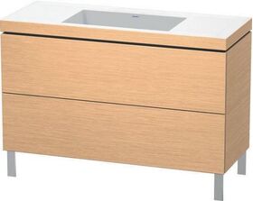 Duravit Waschtischunterbau L-CUBE m WT Vero Air 698x1200x480mm o HL Ei geb