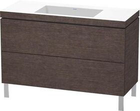 Duravit Waschtischunterbau L-CUBE m WT Vero Air 698x1200x480mm o HL Ei du