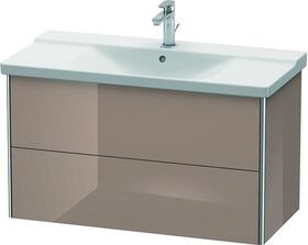 Duravit Waschtischunterbau XSQUARE 565x1010x473mm cappuccino hochglanz