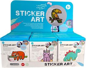 Sticker Art Basic, 3 Styles Asst. 18 pcs