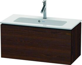 Duravit WTU Compact L-CUBE 400x820x391mm nussbaum gebürstet