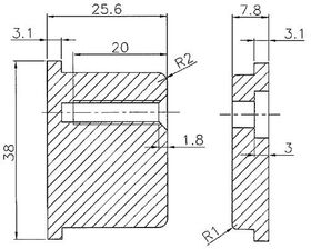 Blindzylinder-Set Türdicken 35-110mm Alu.Druckg.kürzbar SCHNEGEL