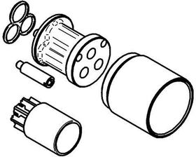 EICHELBERG UP-Verlängerungsset 1/2", für UP-Einhandmischer Wanne/Brause