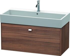 Duravit Waschtischunterbau BRIOSO Griff chrom 442x984x459mm nussbaum natur