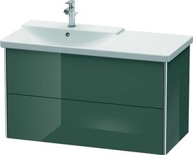 Duravit Waschtischunterbau XSQUARE Be li 565x1010x473mm dolo grey hochglanz