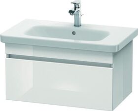 Duravit Waschtischunterbau DURASTYLE 448x730x398mm nussbaum dunkel/weiß matt