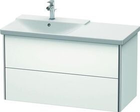 Duravit Waschtischunterbau XSQUARE Becken links 565x1010x473mm weiß matt