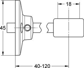 Grohe Wandschelle chr