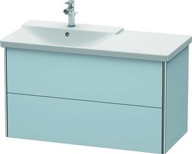 Duravit Waschtischunterbau XSQUARE Be li 565x1010x473mm lichtbl seidenmatt