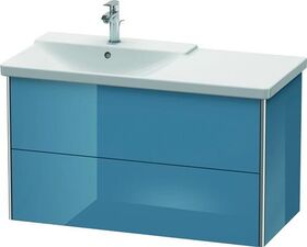 Duravit Waschtischunterbau XSQUARE Be li 565x1010x473mm Sto blue hochglanz