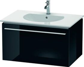 Duravit Waschtischunterbau X-LARGE 522x800x456mm schwarz hochglanz