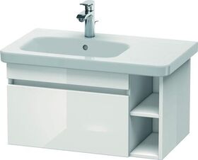 Duravit Waschtischunterbau DURASTYLE 448x730x398mm weiß hochglanz/basalt matt