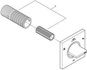 Grohe 3-Wege-Umstellung ALLURE 1/2" ha graph