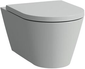 Laufen Wand-WC KARTELL spülrandlos, Tiefspüler grau