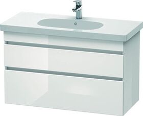 Duravit Waschtischunterbau DURASTYLE 453x1000x610mm eiche terra / weiß matt