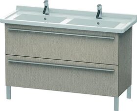 Duravit Waschtischunterbau X-LARGE 1200x470x668mm eiche kaschmir