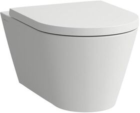 Laufen Wand-WC KARTELL spülrandlos, Tiefspüler weiß matt