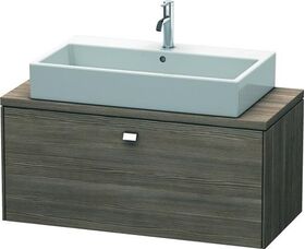 Duravit Konsolenunterschrank BRIOSO Griff chrom 442x1020x480mm pine terra