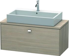 Duravit Konsolenunterschrank BRIOSO Griff chrom 442x1020x480mm pine silver