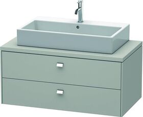 Duravit Konsolenunterschrank BRIOSO Griffe chr 442x1020x550mm betongrau matt