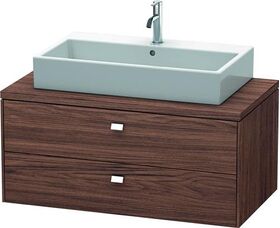 Duravit Konsolenunterschrank BRIOSO Griffe chr 442x1020x550mm NB dunkel