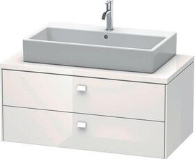 Duravit Konsolenunterschrank BRIOSO Griffe Frontfarbe 442x1020x550mm we hgl