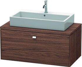 Duravit Konsolenunterschrank BRIOSO Gri chrom 442x1020x550mm nussbaum dunkel