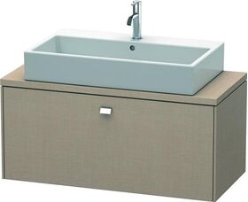 Duravit Konsolenunterschrank BRIOSO Griff chrom 442x1020x480mm leinen