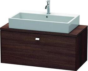 Duravit Konsolenunterschrank BRIOSO Gri chrom 442x1020x480mm kastanie dunkel