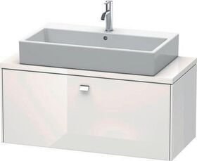 Duravit Konsolenunterschrank BRIOSO Gri chrom 442x1020x480mm weiß hochglanz