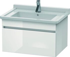 Duravit Waschtischunterbau DURASTYLE 470x650x406mm kastanie dunkel/weiß matt