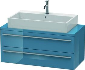 Duravit Konsolenunterschrank X-LARGE 440x1000x478mm stone blue hochglanz