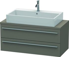 Duravit Konsolenunterschrank X-LARGE 440x1000x478mm flannel grey seidenmatt