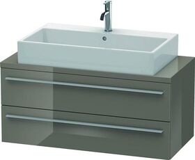 Duravit Konsolenunterschrank X-LARGE 440x1000x478mm flannel grey hochglanz