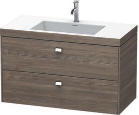 Duravit Waschtischunterbau BRIOSO 613x1000x480mm m WT Vero Air Gri chr o H