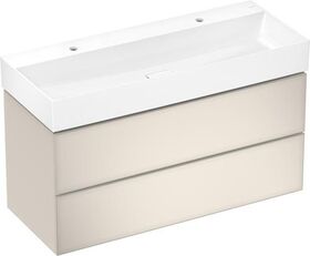 HG Waschtischunterschrank Xevolos E 1180x555x475mm Ko beige ma Fr Sandb. met