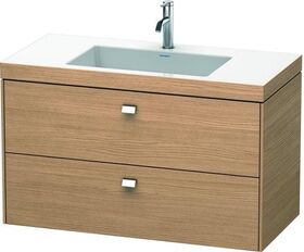 Duravit Waschtischunterbau BRIOSO 613x1000x480mm m WT Vero Air Gri chr 1 H