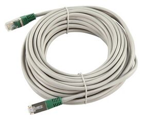 Netzwerk-Kabel CAT-5 Patchkabel 10m (Twisted Pair)