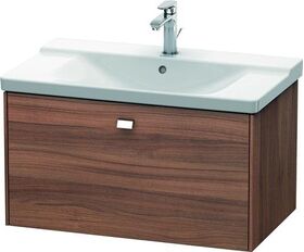 Duravit Waschtischunterbau BRIOSO Griff chrom 450x820x479mm nussbaum natur