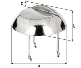 Auflaufstütze Alu-Guss anschr.Betonanker 65mm GAH